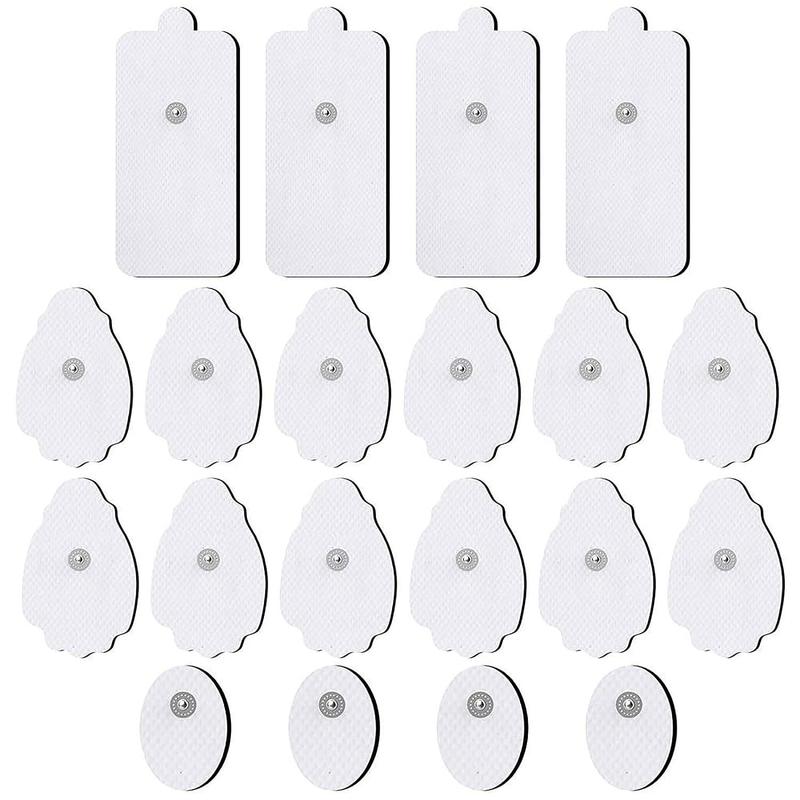 Replaceable Pad for TENS EMS Device (20pcs), 3.5mm Card Clip Electrode Pad, Suitable for Belifu, AVCOO, MEDVICE TENS Machine