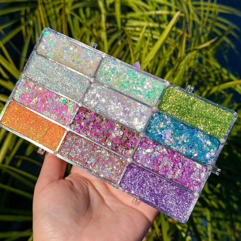 Spring Fling Glitter Palette - Cosmetic Glitter Gel by Slayfire Cosmetics