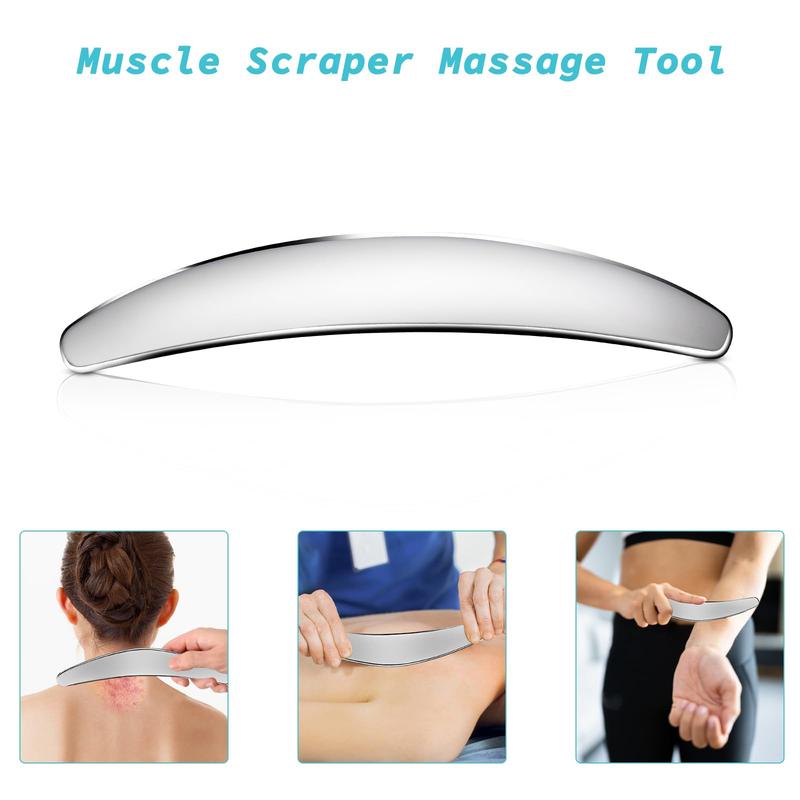 Stainless Steel Manual Massage Tool, Gua Sha Scraper Board, Body Massage Tool For Back Legs Arms