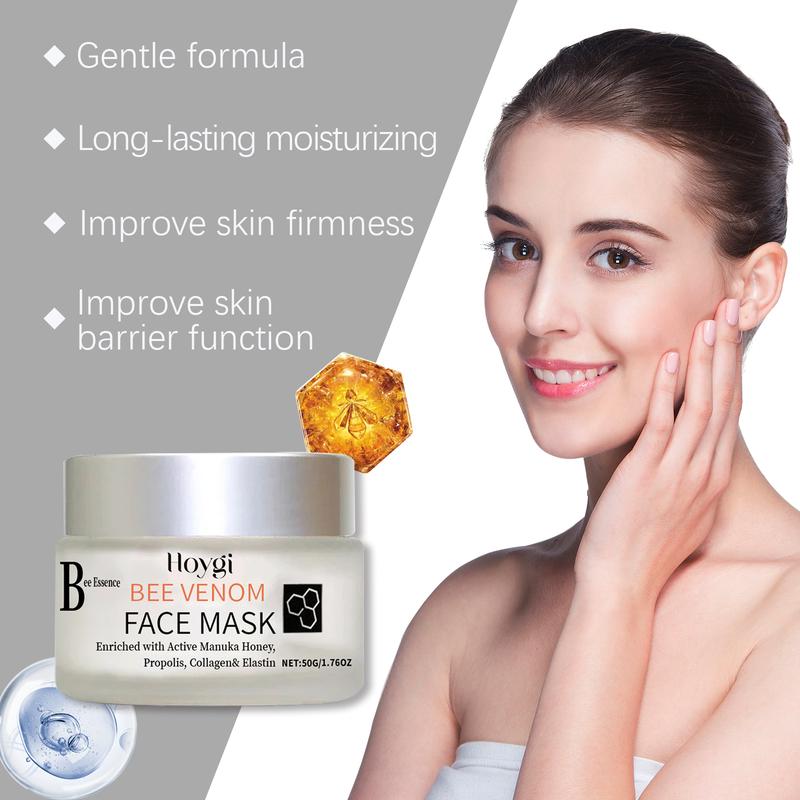 Hoygi Propolis Mask Moisturizes, Brightens, Clears Pores, Soothers, Moisturizes And Firming Skin Facial Care Mask medicube  peel Bee Honey green  mask deep  collagen Skincare Comfort Skincare Comfort